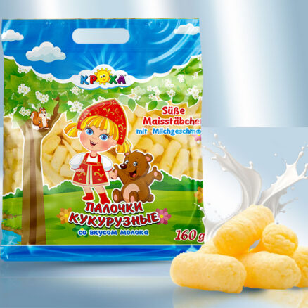 Кукурузные палочки со вкусом молока