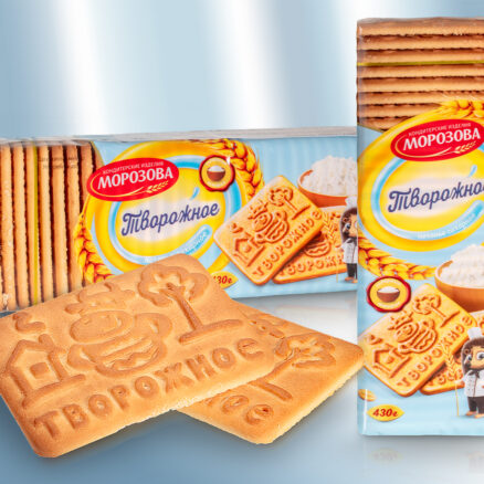 Печенье сахарное творожное