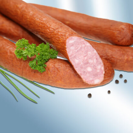 Salchicha Mettwurst, cocido, ahumado, al estilo polaco