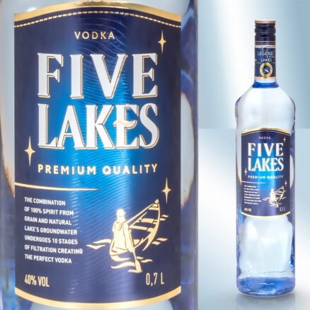 Водка "Five Lakes", 40%, 700мл