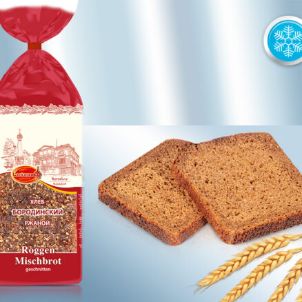 Pan de centeno cortado, ultracongelado.(3245)