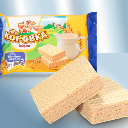 Вафли со вкусом топлёного молока