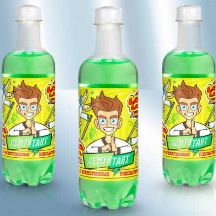 Напиток сильногазированный ароматизированный "Лемунтант" 500мл