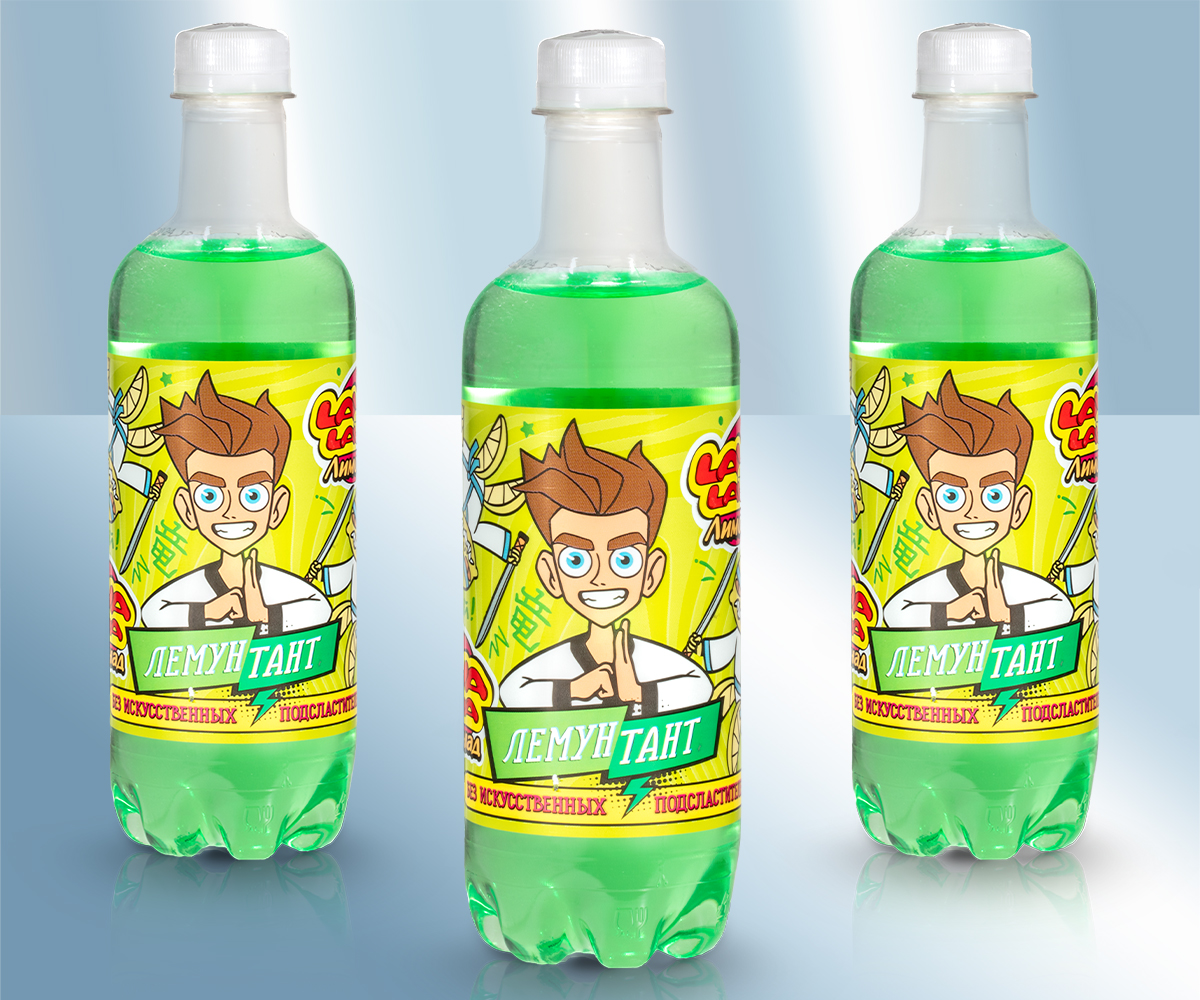 Напиток сильногазированный ароматизированный "Лемунтант" 500мл