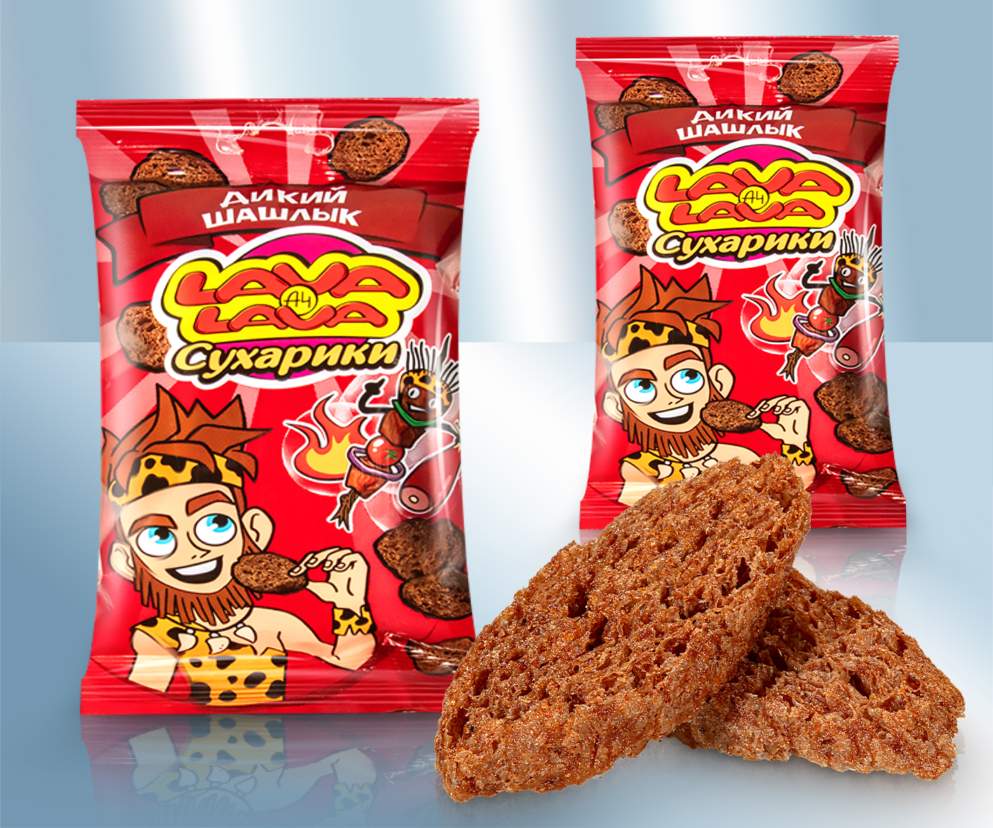 Сухарики ржаные со вкусом шашлыка