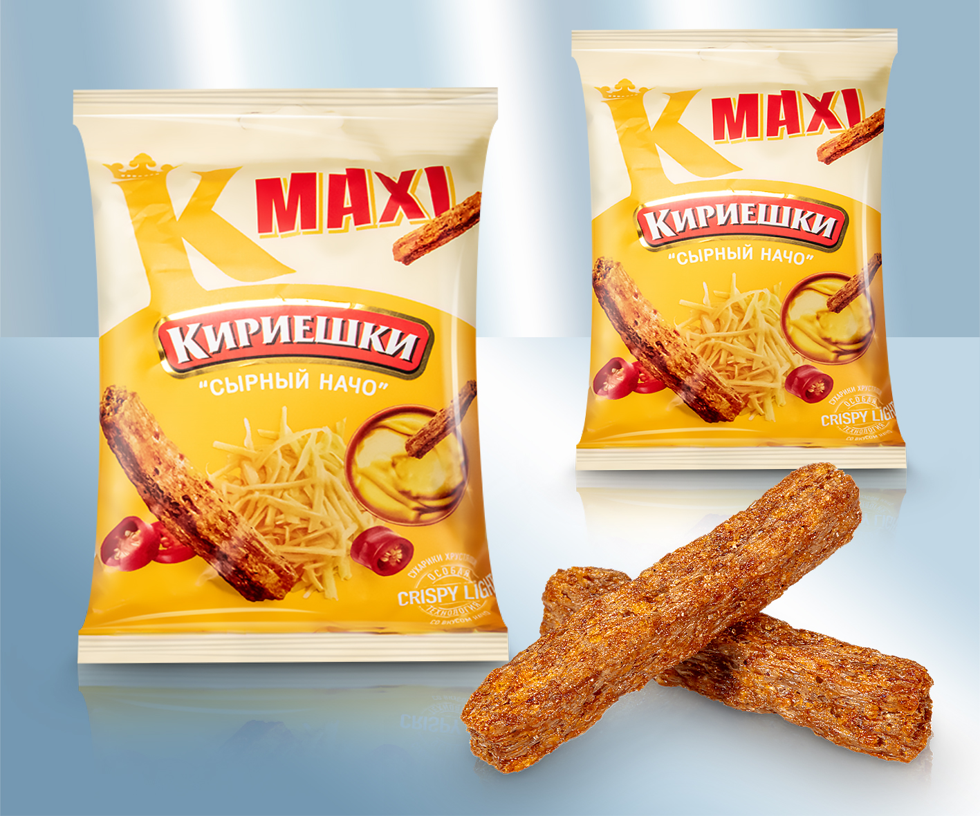 Сухарики хрустящие со вкусом сыра