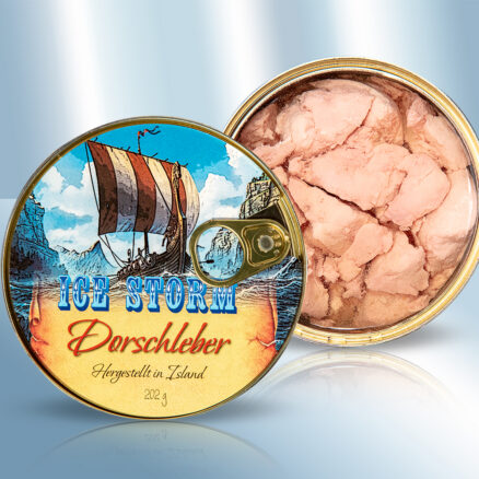 Печень трески в собственном соку и масле 350 гр.