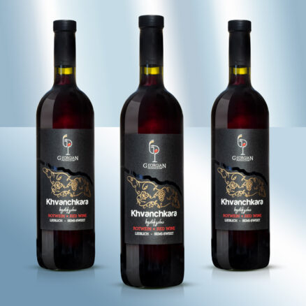 Вино Хванчкара, полусладкое, красное, 11,5%, 750мл