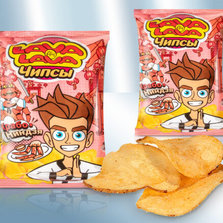 Картофель хрустящий со вкусом краба "Крабо-Ниндзя"