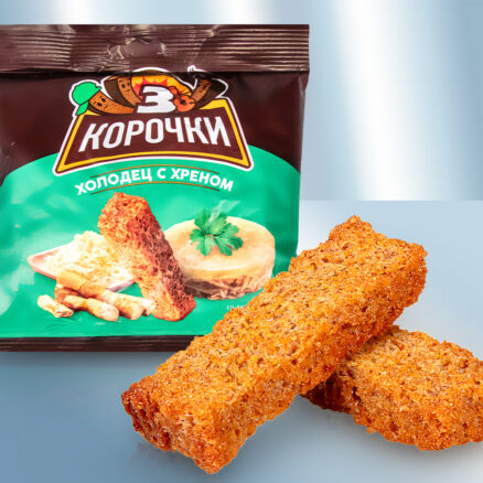 Сухарики ржаные со вкусом холодца с хреном 4277