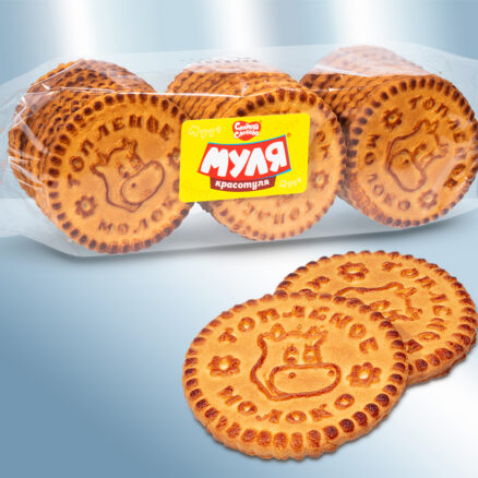 Печенье сахарное "Муля" с топленым молочком