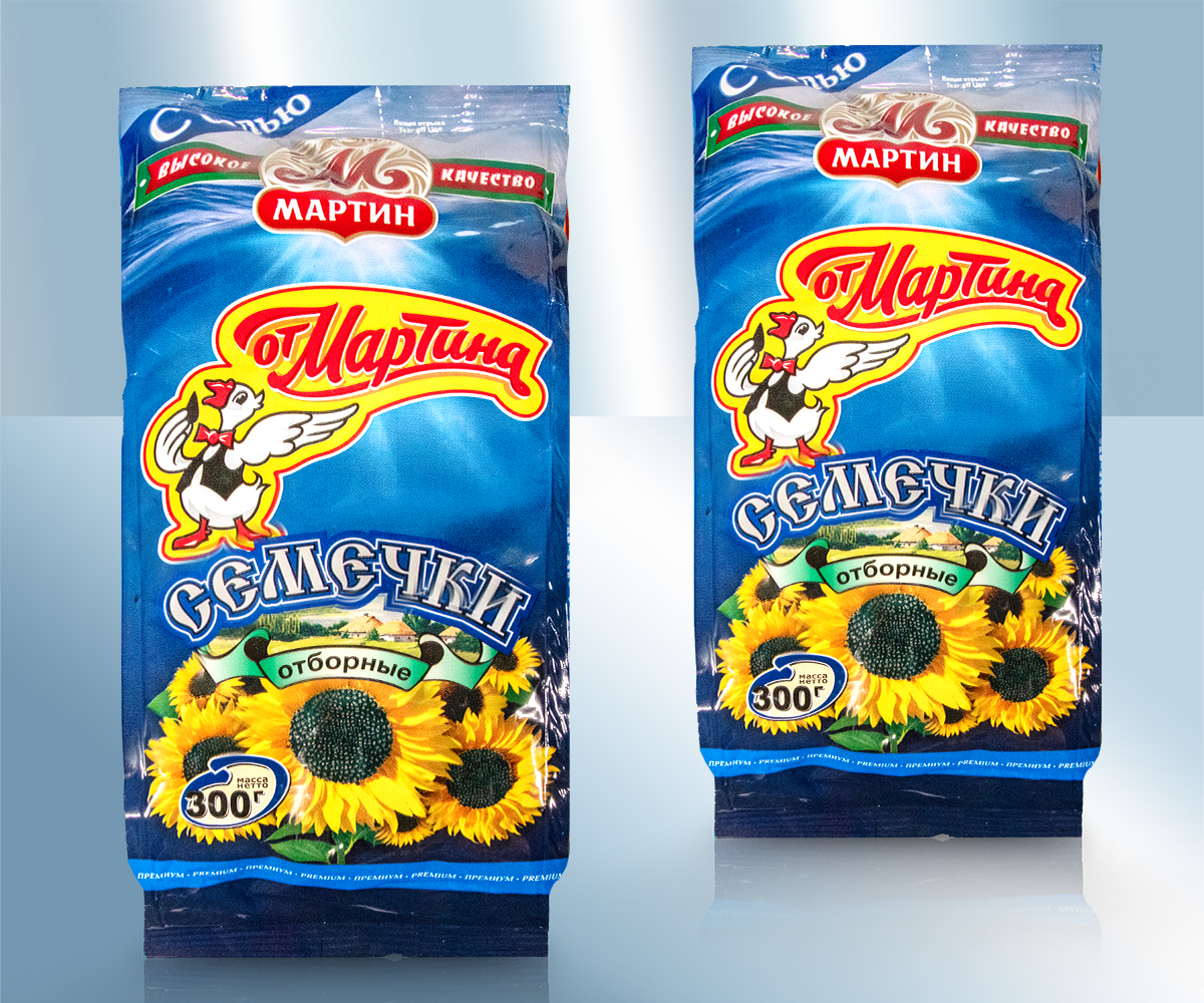 Семечки "ПРЕМИУМ" жаренные, с морской селью