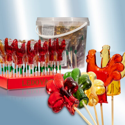 Карамель ассорти (Петушок, Клевер) на палочке