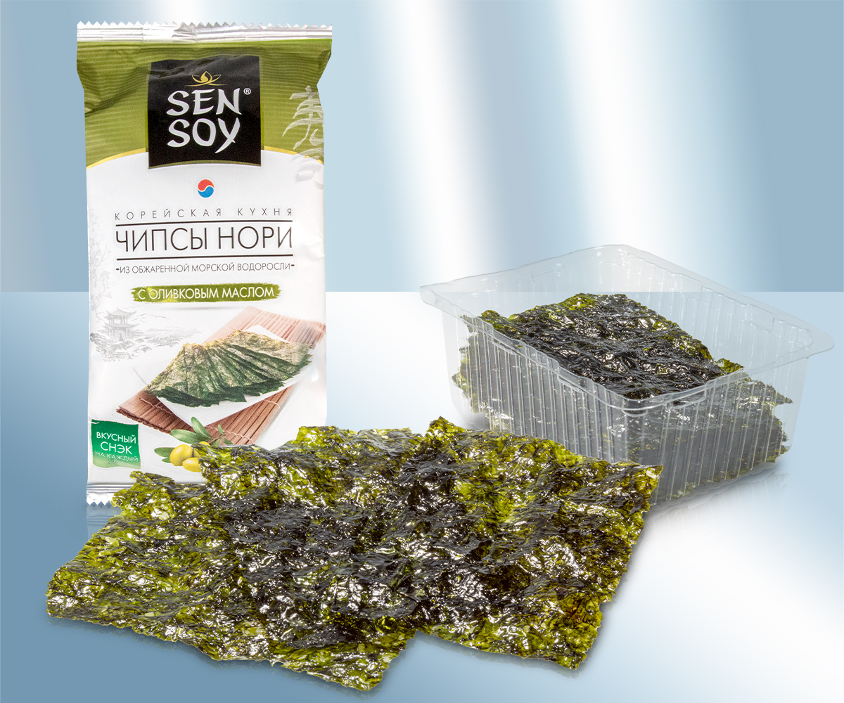 Чипсы нори со вкусом оливкового масла