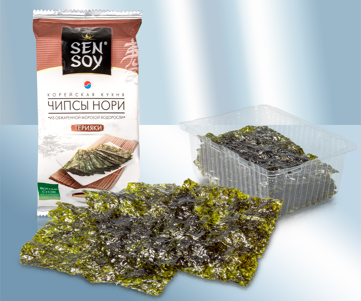 Чипсы нори с соевым соусом