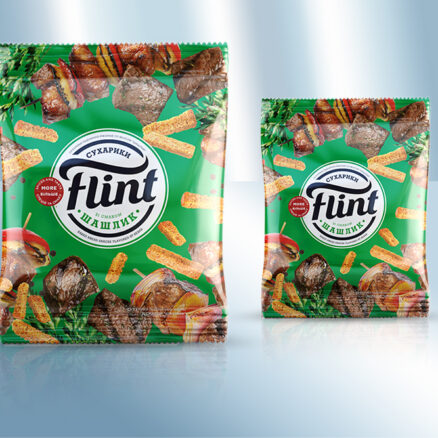 Сухарики пшенично-ржаные со вкусом шашлыка