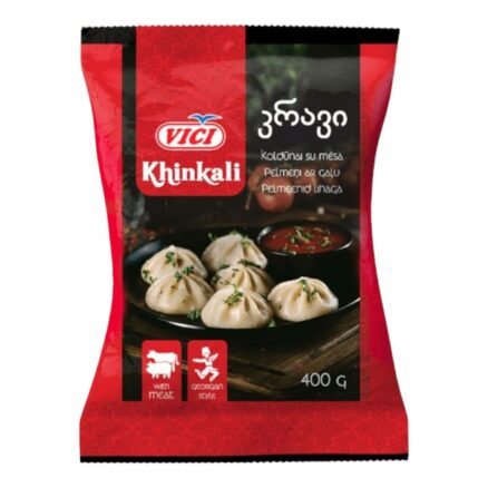 ХИНКАЛИ ГРУЗИНСКИЕ со свининой и говядиной 12x400гр.VICI