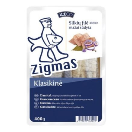 Филе сельди в масле Классическое 9х400гр ZIGMAS