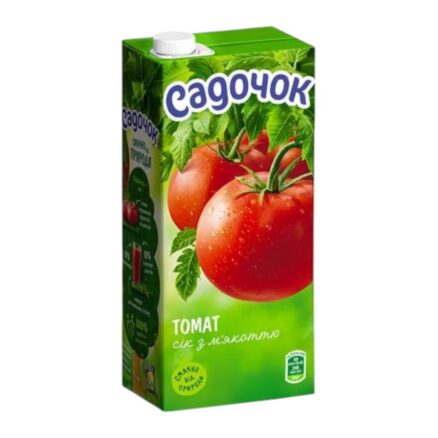 Сок томатный с мякотью соленый 12х950мл САДОЧОК