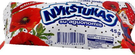 Сырок глазированный с маком 12x45гp.NYKSTUKAS