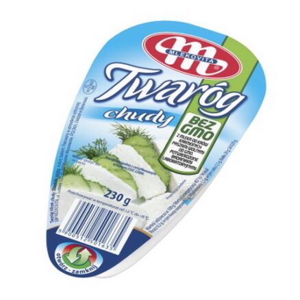 Творог свежий обезжиренный 8х230гр MLEKOVITA