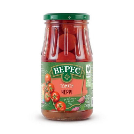 Томаты консервированые "ЧЕРРИ" 12х500гр ВЕРЕС