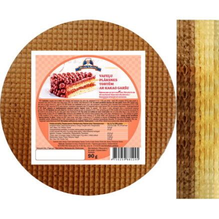 Листы вафельные ваниль-какао 16X90гр PEKAR