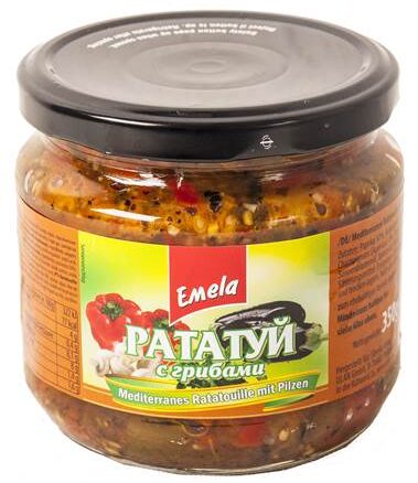 Рататуй с грибами 12х350гр.ЕМЕЛЯ