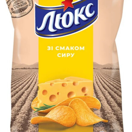 Чипсы картофельные со вкусом сыра 22х133гр ЛЮКС