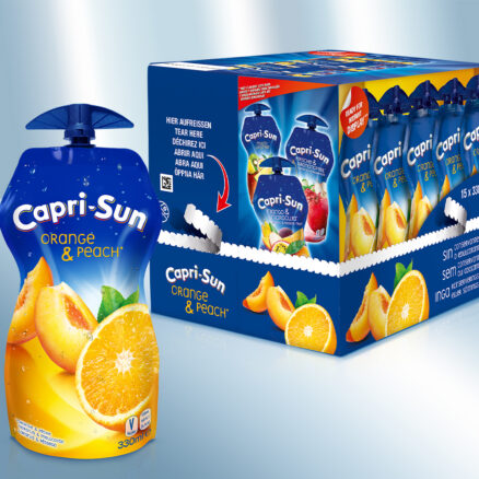 Напиток "Capri-Sun", апельсин и персик, 330мл