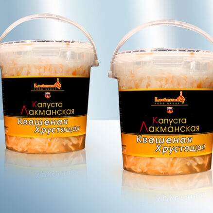 Капуста квашеная, хрустящая, (чистый вес 700г)
