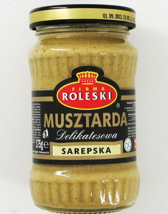 Горчица "Sarepska" 10x175гр Roleski