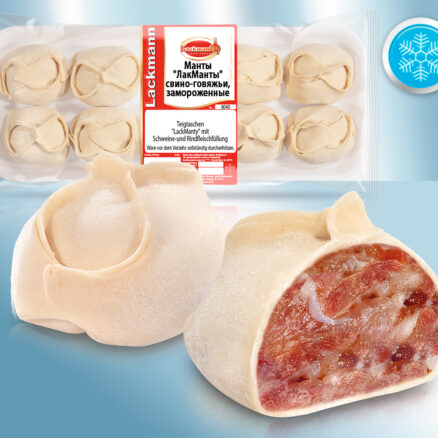 Манты ЛакМанты свино-говяжьи, замороженные, для 2-3 персон