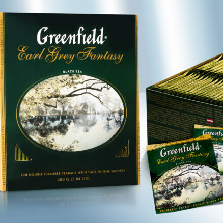 Гринфилд Эрл Грей Фэнтази черный чай в пакетиках (100х2г)