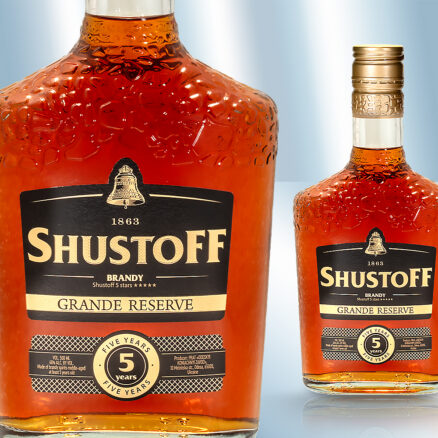 Бренди "Shustoff" VSOP, 5 лет, 40 %, 500мл