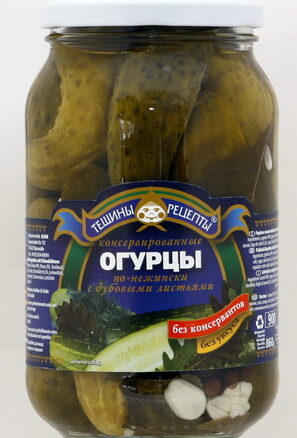 Огурцы "ПО-НЕЖЕНСКИ" с дубовым листом 8x860гр.ТР