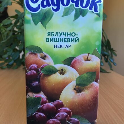 Нектар яблочно-вишневый (с любовью) 12x0,95л.САДОЧОК