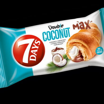 Круассаны с шоколадно-кокосовым кремом 18х110гр.7DAYS