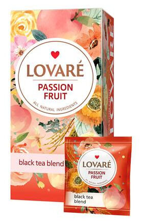 Чай в пакетиках "PASSION FRUIT" 12х24х2гр LOVARE