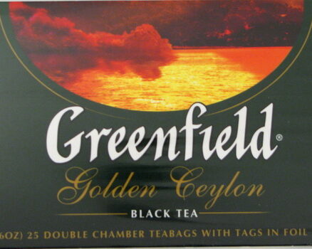 Чай "ГРИНФИЛД" Голден цейлон 25х2гр