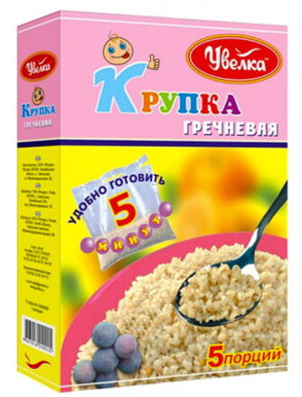Крупка гречневая в варочных пакетах 5х80гр.УВЕЛКА