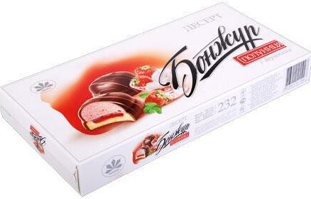 Десерт "БОНЖУР" вкус клубника со сливками 9х232гр КОНТИ
