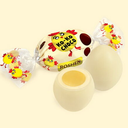 Конфеты из белого шоколада "KO-KO CHOKO" 1кг*5 РОШЕН