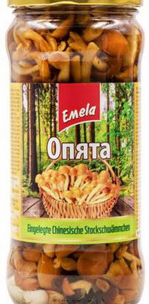 Грибы маринованные "ОПЯТА" 660гр.ЕМЕЛЯ