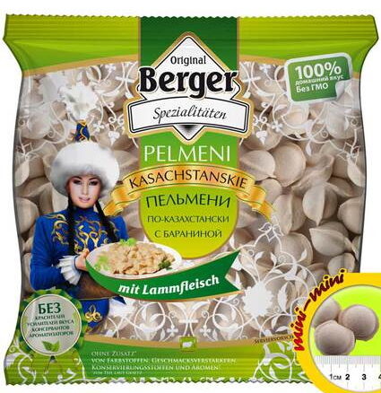 Пельмени "ПО-КАЗАХСТАНСКИ" 400гр BERGER