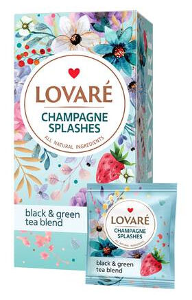 Чай в пакетиках "CHAMPAGNE SPLASHES" 12х24х2гр LOVARE