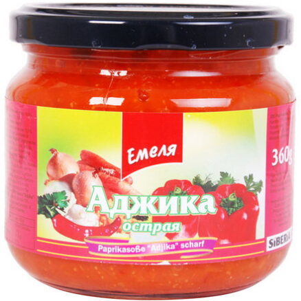 Аджика острая 350мл.ЕМЕЛЯ