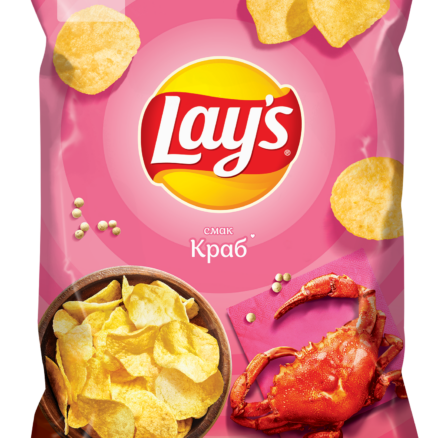 Картофель хрустящий со вкусом краба "Lays"